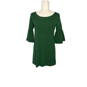Anthropologie MOTH hunter green sweater dress - XSP